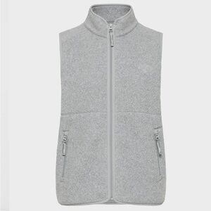 Aritzia TNA Polartec® Thermal Pro® Mockneck Vest in Heather Gray Size XXS